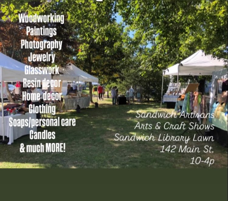 SAVE THESE DATES! 
 🌸Aug. 30 🌸Sept. 13 🌸Oct.  11

#capecodartists #capecodcrafters #capecod #massachusetts #artsandcrafts #juriedshow #sandwichma #handmadejewelry #handmadehomedecor #handmadesoaps #personalcare