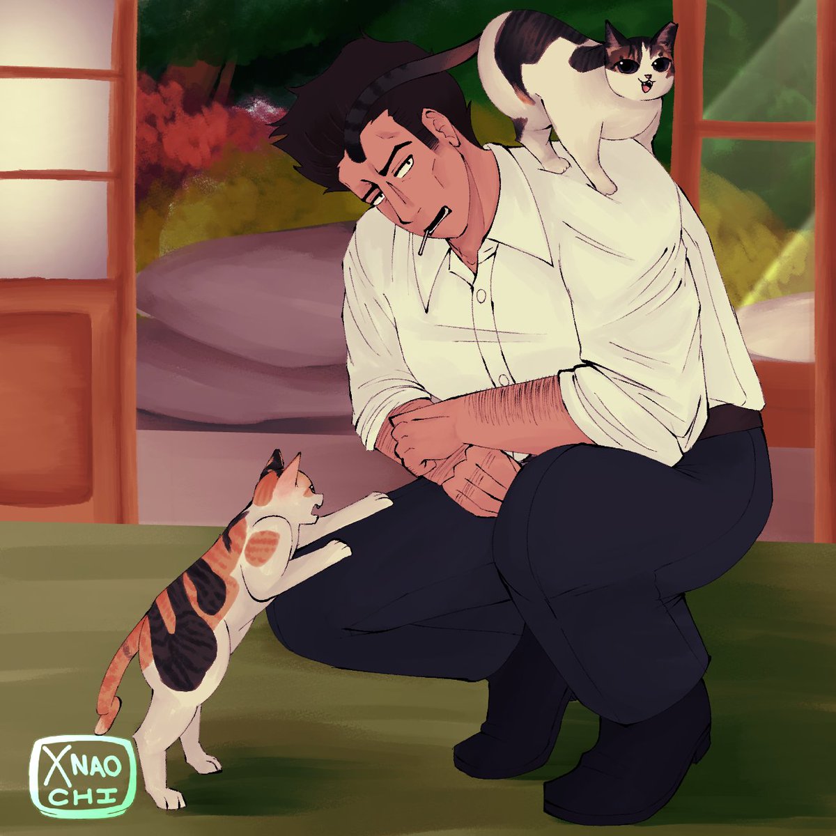 Happy Birthday to my lovely partner <a href="/calicitrus/">Calci | stray cats and doodles</a> >w< !!

They deserve love and good wishes for the rest of their life as they're a light that shines brightly. Calci radiates such warmth and kindness that it truly is a brilliant sight to behold. Wishing good health and fortune <3