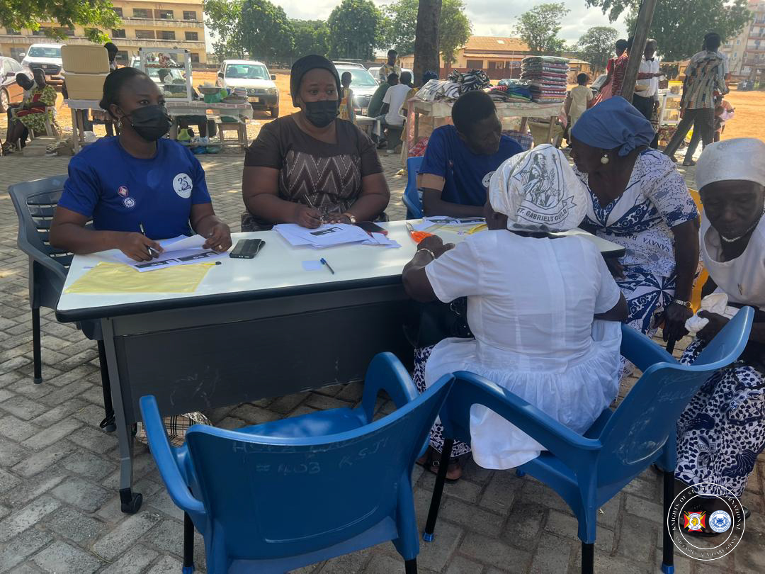 Holy Family Ladies' Auxiliary #403 @ 35: Celebrating Faith &amp; Wellness Through Free Health Screening.

#WeAreKSJIGhana | #ForGodAndCountry | #CatholicFaithful