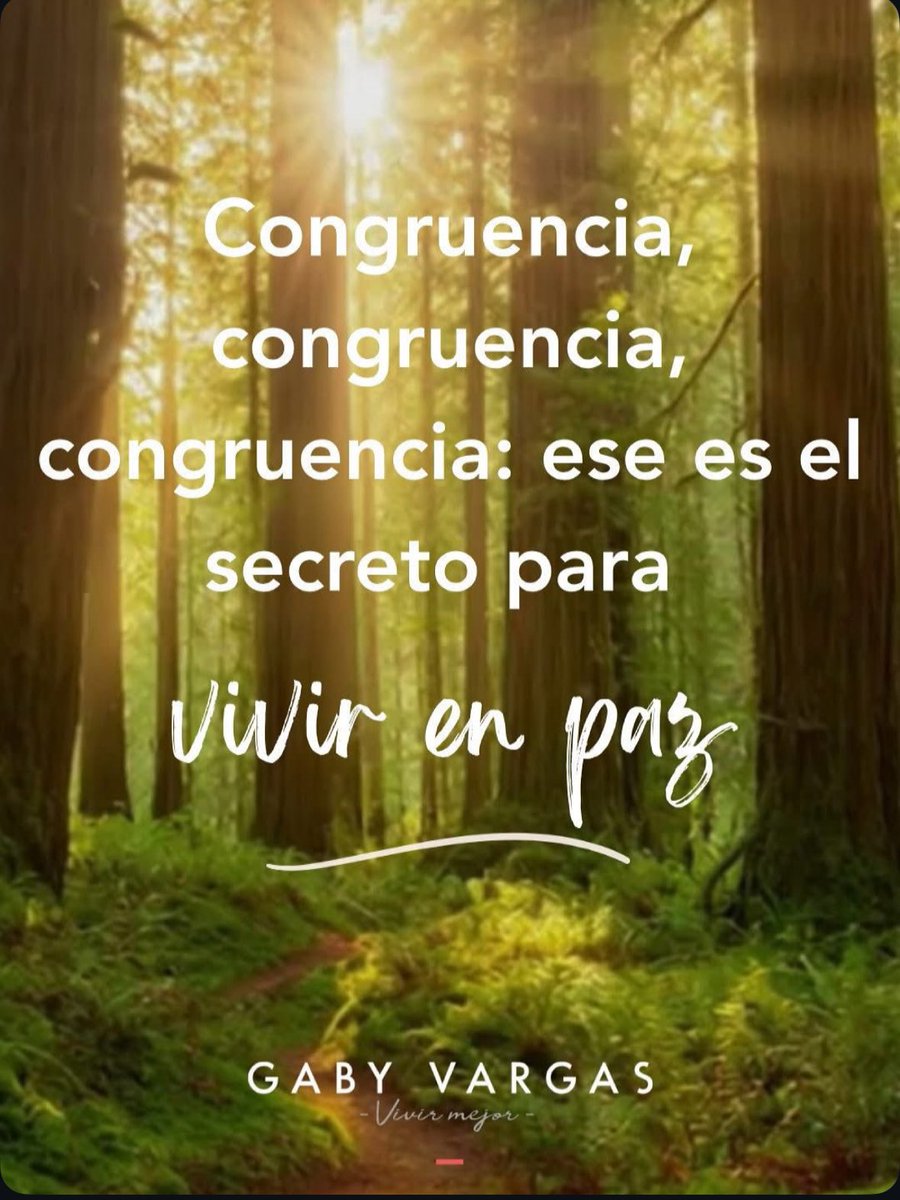 Congruence, congruence,
congruence: that's the secret to
living in peace❤️