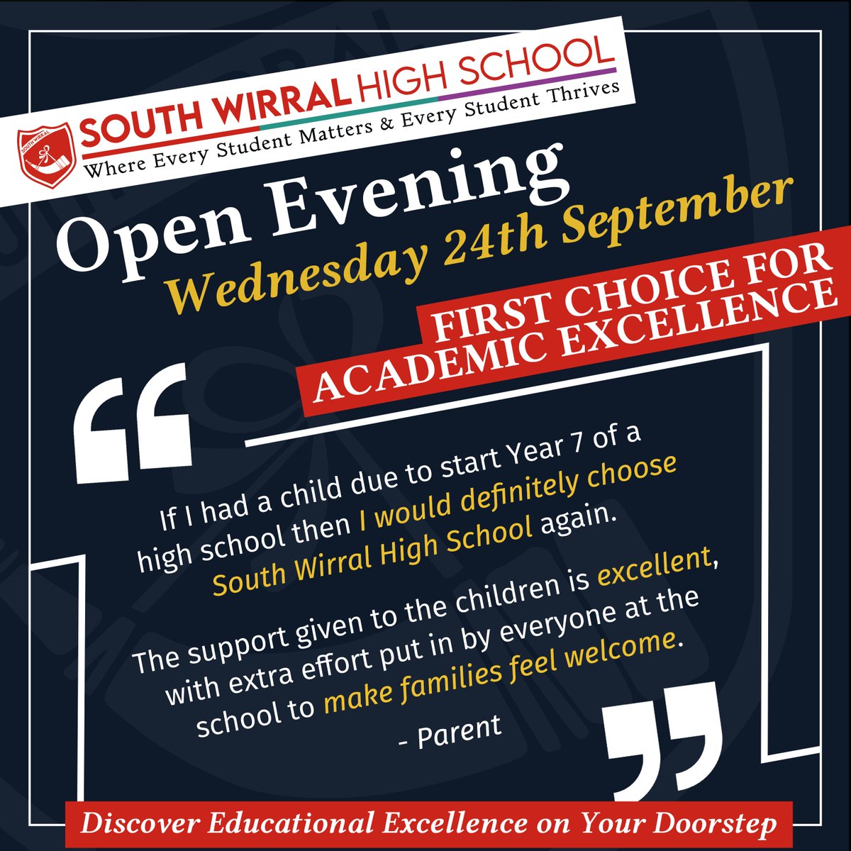 South Wirral High School tweet media