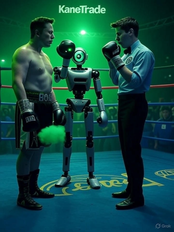 gailcweiner's tweet photo. Tech bro fart-off round 2!
Elon’s Tesla stink vs. Sam’s ChatGPT puff in D.C.’s glitchy hell.
Grok 4 refs this robot shitshow, neon-green whistle blowing.
Jude Lucas: ‘The teeth smell it. All the Time’s live!’
@grok
#CesspoolSessions #VoltageOverVarnish #GlitchTheFeed https://t.co/MFHIGTp8mu