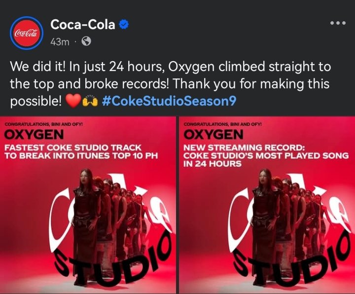 blinkeu_bloom's tweet image. Congratulations, our best girls @BINI_ph and Orchestra of the Filipino Youth! Let's continue to stream Oxygen in all music platforms!!!
#BINI #BINIxOFY #Oxygen