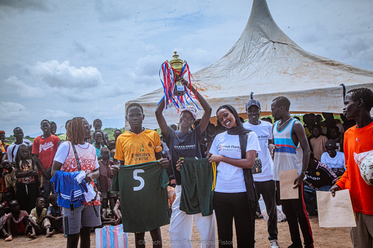 UkechCharityf's tweet photo. We finally wrapped up the finales of our underage league in collaboration with @LWFkenyasomalia Kakuma and our hearts are full. Despite many challenges facing our refugee camp right now, we still came together united by the love of sports and community. 
#sportsforprotection https://t.co/0OIIkifaOI