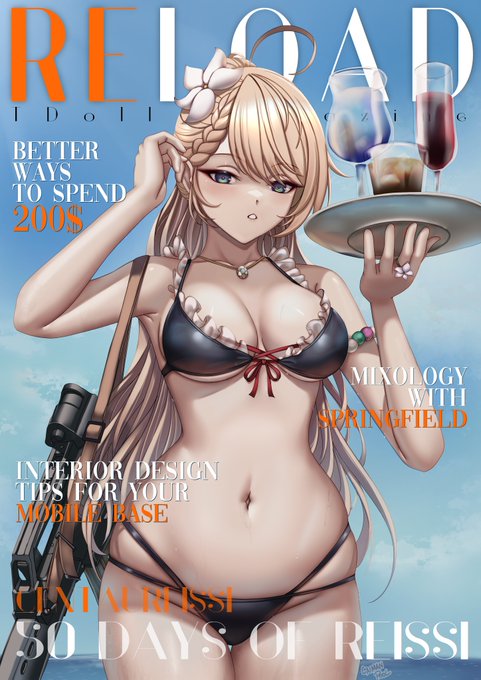 Reload, your T-Doll Magazine 

 Featuring 50 Days of Reissi 🥰🏖️👙

#ドルフロ2 
#GirlsFrontline2Exilium 