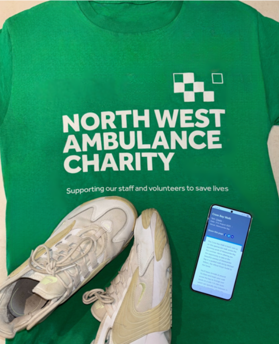 Cross Bay Walk – SOLD OUT!
Huge thanks to everyone joining us this year in support of North West Ambulance Charity! Every step you take helps fund life-saving projects, boost patient care &amp; support our amazing staff. 🌟
Couldn’t make it? You can still donate!