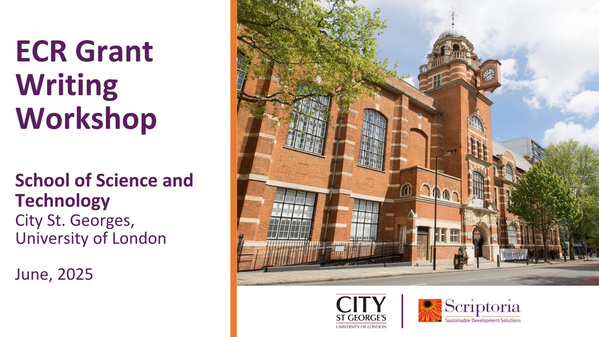 ScriptoriaTraining (@scriptoriat) on Twitter photo Last June, we trained researchers at <a href="/CityStGeorges/">City St George's, University of London</a> on drafting compelling fellowship applications 🎓🎯
Interested in grant writing training? 👇
✉️ training@scriptoria.co.uk
🔗 scriptoria.co.uk/training-cours…
#GrantWriting #ResearchFunding #Fellowships #CareerDevelopment Last June, we trained researchers at <a href="/CityStGeorges/">City St George's, University of London</a> on drafting compelling fellowship applications 🎓🎯
Interested in grant writing training? 👇
✉️ training@scriptoria.co.uk
🔗 scriptoria.co.uk/training-cours…
#GrantWriting #ResearchFunding #Fellowships #CareerDevelopment