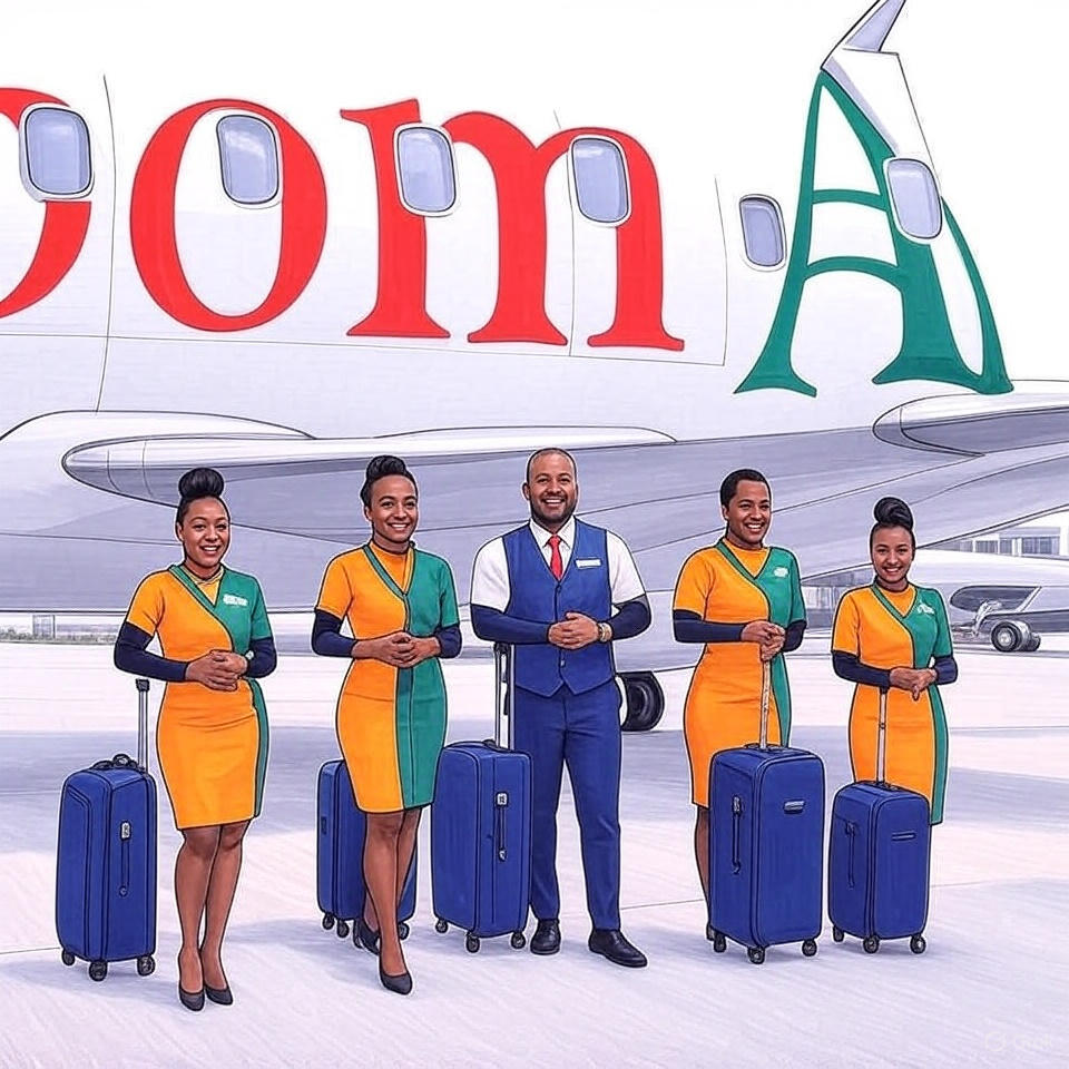 Ibom Air, the only airline where you can politely say, “It’s fine, I’ll see myself out,” and they respond, “No no, we insist… we’ll drag you out personally, free of charge.”