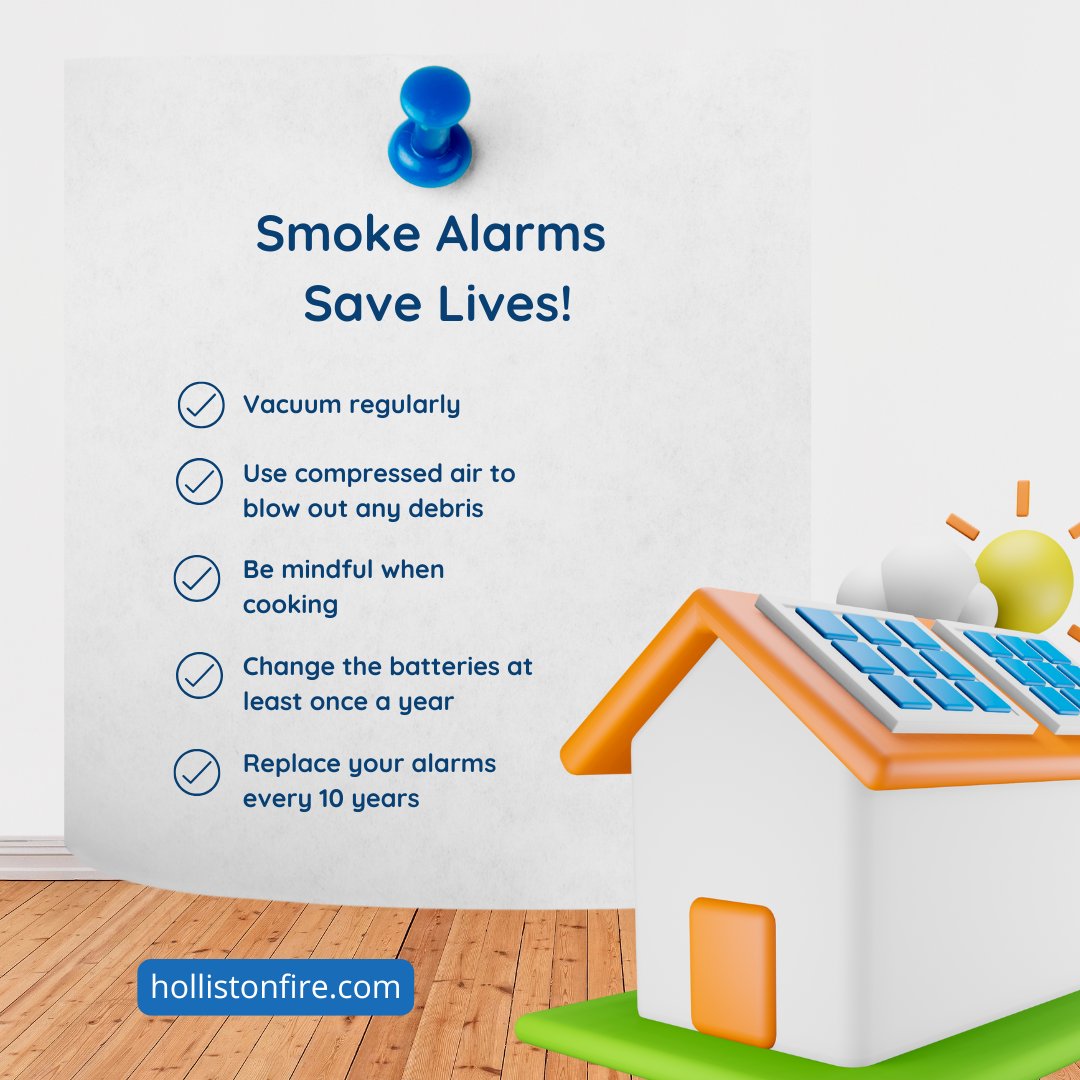 📢 Smoke alarms save lives! 🔥 But false alarms can be a nuisance. 

Let's all do our part to keep our smoke detectors ready for real emergencies and reduce those frustrating false alarms!
