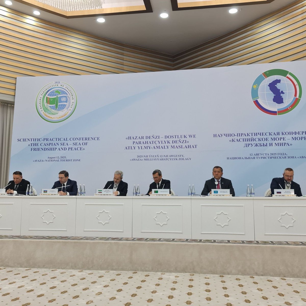 Narine Sahakyan (@narine_sahakyan) on Twitter photo Celebrating #CaspianDay with #Turkmenistan at the "Caspian Sea – A Sea of Friendship and Peace" conference! The Caspian Sea is a vital ecological treasure, and <a href="/UNDPTM/">UNDP Turkmenistan</a> proudly joins partners to protect its ecosystems & promote a sustainable, prosperous future for the region. Celebrating #CaspianDay with #Turkmenistan at the "Caspian Sea – A Sea of Friendship and Peace" conference! The Caspian Sea is a vital ecological treasure, and <a href="/UNDPTM/">UNDP Turkmenistan</a> proudly joins partners to protect its ecosystems & promote a sustainable, prosperous future for the region.