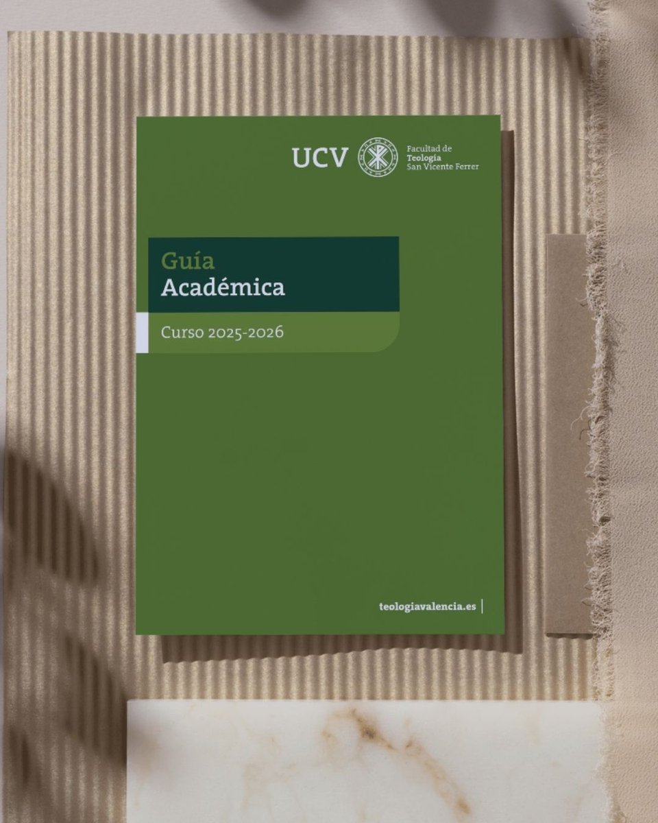 Teología Valencia (@fteoval) on Twitter photo Descarga en la web de la <a href="/FTeoVal/">Teología Valencia</a> la Guía Académica 2025-2026.
✳️Información de nuestras titulaciones oficiales
🅓🅔🅒🅐 Obtén la certificación para impartir la asignatura de Religión Católica.
🌀Academia de Lenguas Bíblicas, Clásicas y Orientales
⬇️⬇️⬇️
bit.ly/GuíaAcadémica2… Descarga en la web de la <a href="/FTeoVal/">Teología Valencia</a> la Guía Académica 2025-2026.
✳️Información de nuestras titulaciones oficiales
🅓🅔🅒🅐 Obtén la certificación para impartir la asignatura de Religión Católica.
🌀Academia de Lenguas Bíblicas, Clásicas y Orientales
⬇️⬇️⬇️
bit.ly/GuíaAcadémica2…