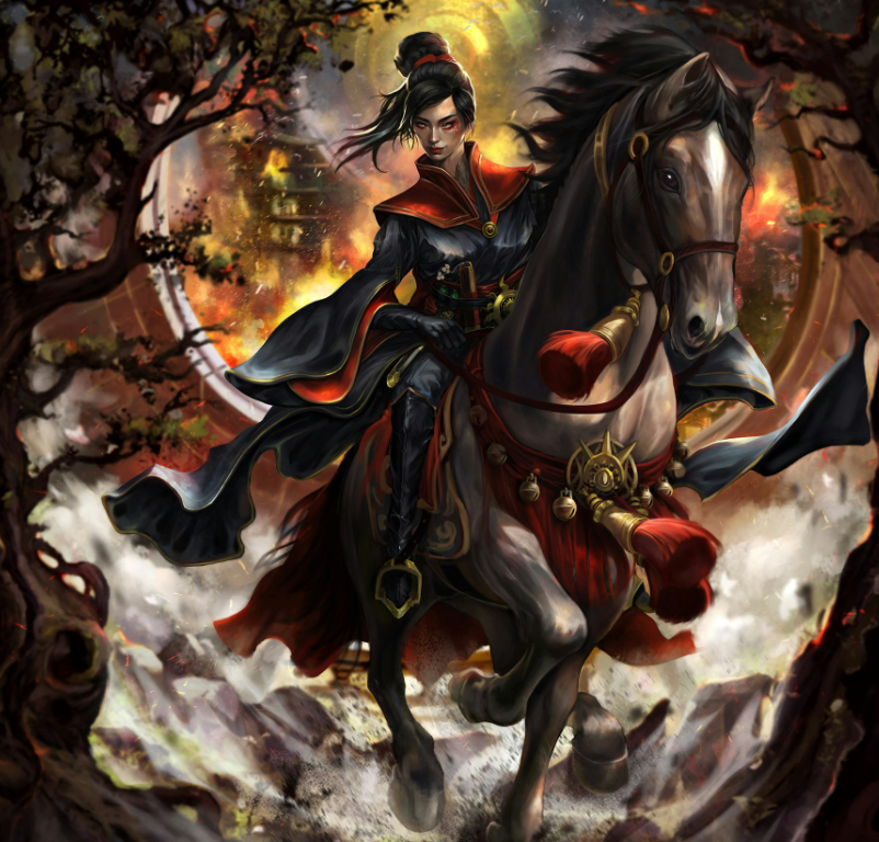 「Amaterasu - Sun Goddess by Antonio Pache」|IAMAGのイラスト