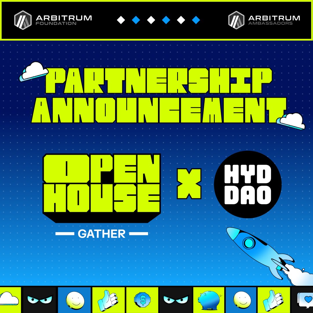 Arbitrum India (@arbitrum_india) on Twitter photo Hyderabad fam đź‘€
We’re crashing your city with <a href="/hyderabaddao/">Hyderabad DAO</a> to host Open House Gather - a builders’ and creators’ gathering for the Arbitrum community.
Hyderabad DAO’s remarkable delivery over the past few years bridging stellar builders and ecosystems hasn’t gone unnoticed Hyderabad fam 👀
We’re crashing your city with <a href="/hyderabaddao/">Hyderabad DAO</a> to host Open House Gather - a builders’ and creators’ gathering for the Arbitrum community.
Hyderabad DAO’s remarkable delivery over the past few years bridging stellar builders and ecosystems hasn’t gone unnoticed