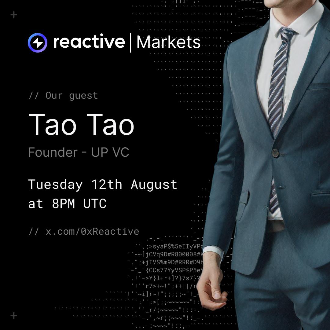 Reactive Network | By PARSIQ (@parsiq_net) on Twitter photo Just us later for episode two of Reactive Markets where our CEO <a href="/RongKaiPARSIQ/">Wong Rong Kai</a> will be joined by Tao Tao, founder of the UP VC group and formerly of <a href="/Alipay/">Alipay</a> and <a href="/AshmoreEM/">Ashmore Group plc</a> to share some institutional insights!
Today at 8PM UTC
x.com/i/spaces/1LyGB… Just us later for episode two of Reactive Markets where our CEO <a href="/RongKaiPARSIQ/">Wong Rong Kai</a> will be joined by Tao Tao, founder of the UP VC group and formerly of <a href="/Alipay/">Alipay</a> and <a href="/AshmoreEM/">Ashmore Group plc</a> to share some institutional insights!
Today at 8PM UTC
x.com/i/spaces/1LyGB…