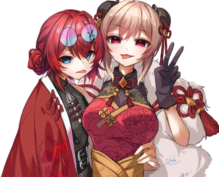 アンジュ・カトリーナ(にじさんじ) 「& #フレン見て #絵ンジュ」|竹馬のイラスト