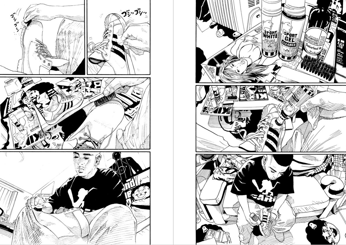Da Lifestyle ov da B-BOY called KAI from Tokyo Tribe2.
『トーキョートライブ2』より海(カイ)の生活。
#漫画が読めるハッシュタグ  #TokyoTribe 