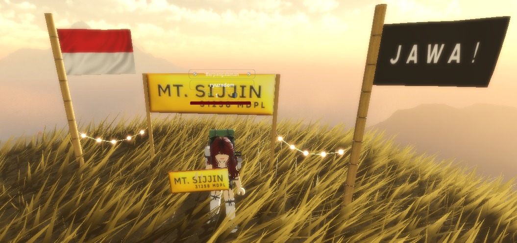 ryubyzaa_'s tweet image. Mt. Sijjin, done.✔️
. 
setelah melewati berbagai macam ritual dan disembah sugus.🤧
#robloxplayer #pendakiroblox