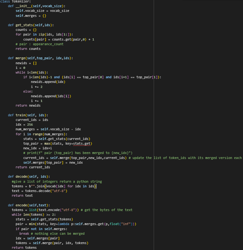 just built my own byte size BPE tokenizer project, its crazy the kind of learning resources you find online