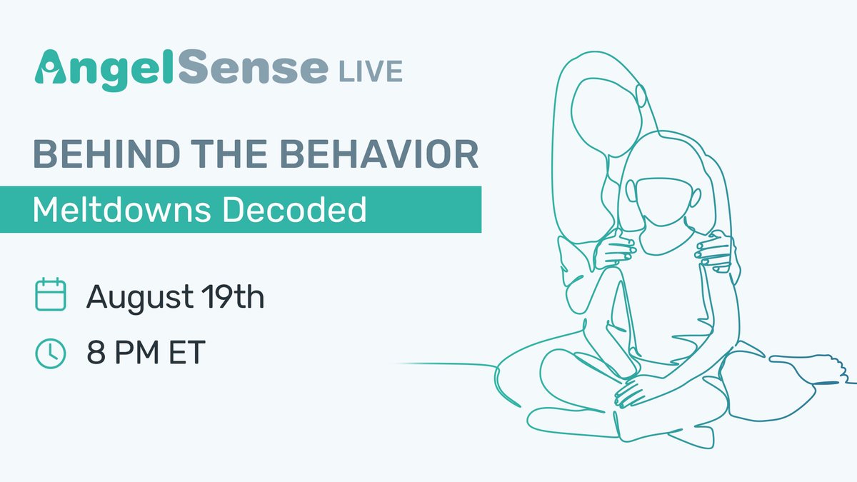 Big behaviors = big messages

Join BCBAs for “Meltdowns Decoded”: why meltdowns happen, early signs to watch, and calm-building strategies + how AngelSense helps.

📆 Aug 19 • 8 PM ET | Register Here: angelsense.zoom.us/webinar/regist…

#AngelSenseLive #BehaviorAnalysis