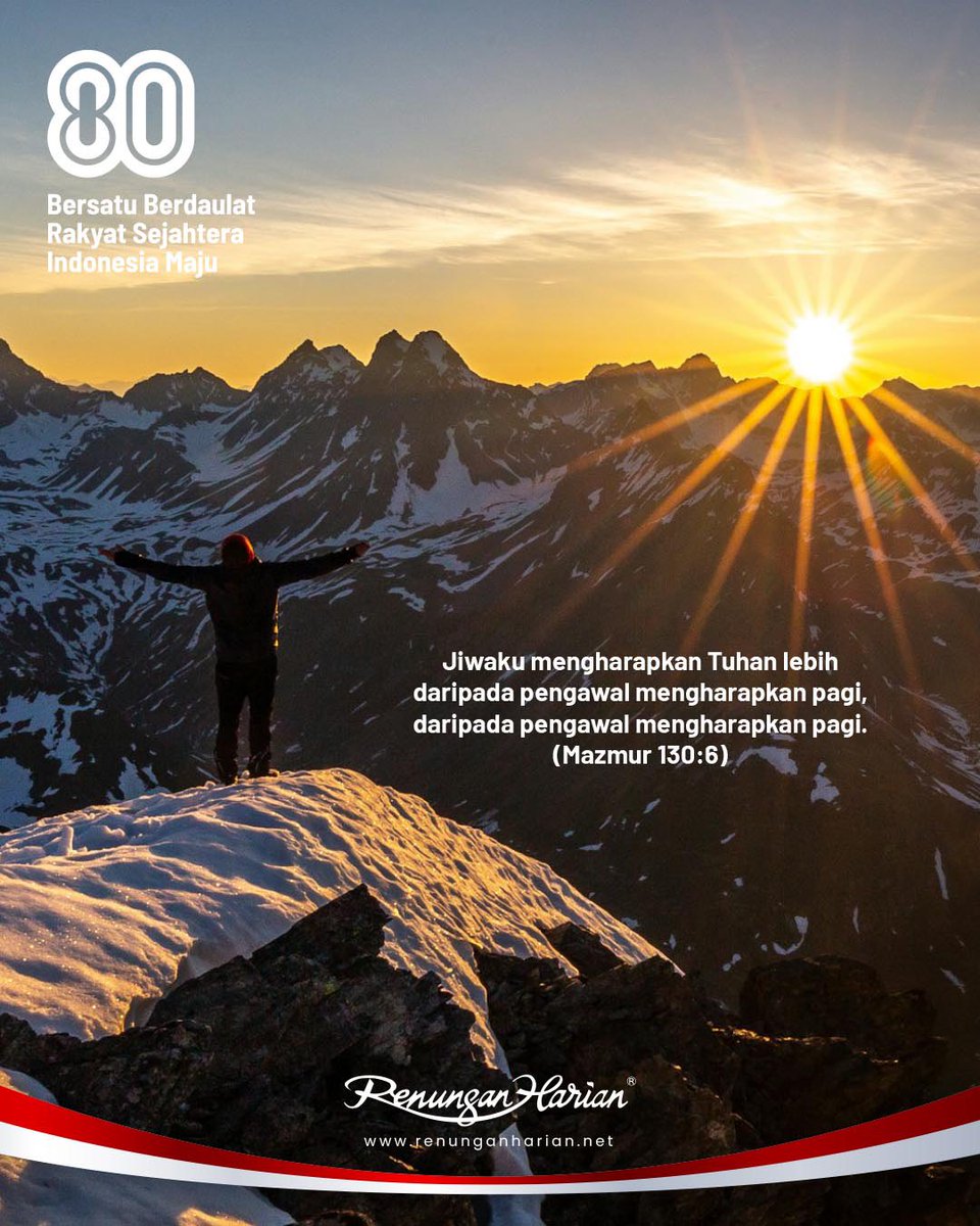 RH_net's tweet photo. Menaruh pengharapan kepada Tuhan adalah sumber kekuatan orang beriman.

#renungan #renunganharian #RHnet #devotion #devotional
📷 by Damian Markutt - Unsplash https://t.co/dGWeDcjXlJ
