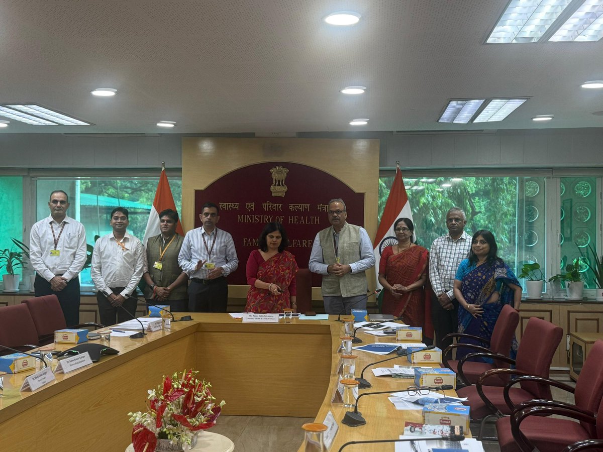 MoHFW_INDIA's tweet image. #HealthForAll

Union Health Ministry Launches #SHRESTH – State Health Regulatory Excellence Index, a first-of-its-kind national initiative to benchmark and strengthen state drug regulatory systems through a transparent, data-driven framework

The health of all citizens begins…