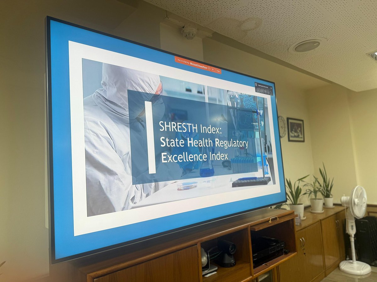 MoHFW_INDIA's tweet image. #HealthForAll

Union Health Ministry Launches #SHRESTH – State Health Regulatory Excellence Index, a first-of-its-kind national initiative to benchmark and strengthen state drug regulatory systems through a transparent, data-driven framework

The health of all citizens begins…