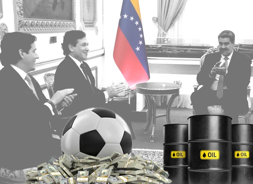 CuartoPoder_Py's tweet image. 🔴LA RED OCULTA DE PETRÓLEO Y PODER QUE AMENAZA AL FÚTBOL SUDAMERICANO

◾Una densa red de intereses, que trasciende el fútbol y se adentra en el opaco mundo del petróleo y las finanzas, parece unir a dos de las figuras más poderosas del balompié continental: Alejandro Domínguez,…