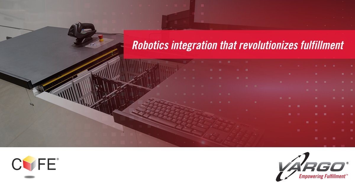 VARGOSolutions's tweet image. Our WES COFE® seamlessly orchestrates #robotic automation solutions, manual workflows and siloed automation.
Robotic automation solutions we power:
• AMRs
• AS/RS
• Goods-to-person
• Robotic picking, packing, sorting and transport
Find out more:
vargosolutions.com/software/