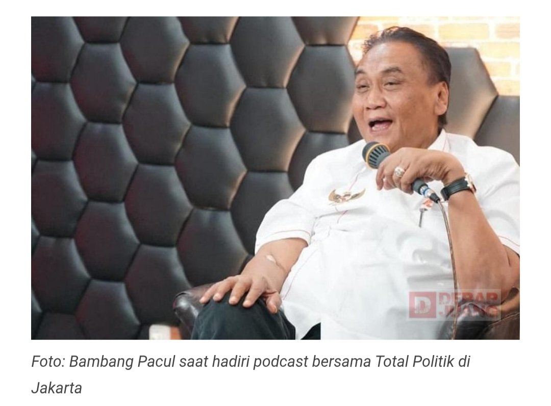 Aku suka mengunggah quote yang bagi ku mengena di situasi dan keadaan tertentu.

Kali ini ada quote yang aku suka dari Bambang Pacul, “Jika Partai politik diisi oleh individu yang korup atau tidak bermoral, maka negara ini akan terancam rusak, karena politik-lah yang akan