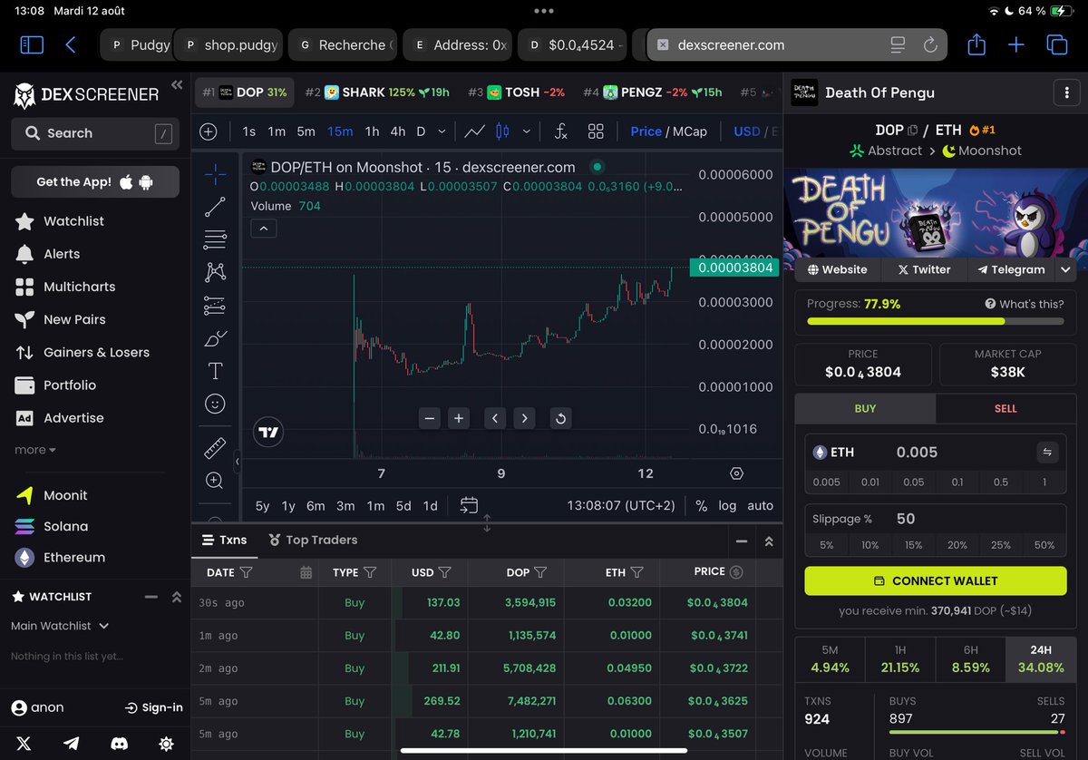 cocolabseth99's tweet image. @deathofpengu $dop I have been telling you now look #1 trending 20% left to bond , I believe we will bond today
Strong team strong project ! And strong Community
0xEd1c9321C6955C5eD2Faa3F326f514153529C14d