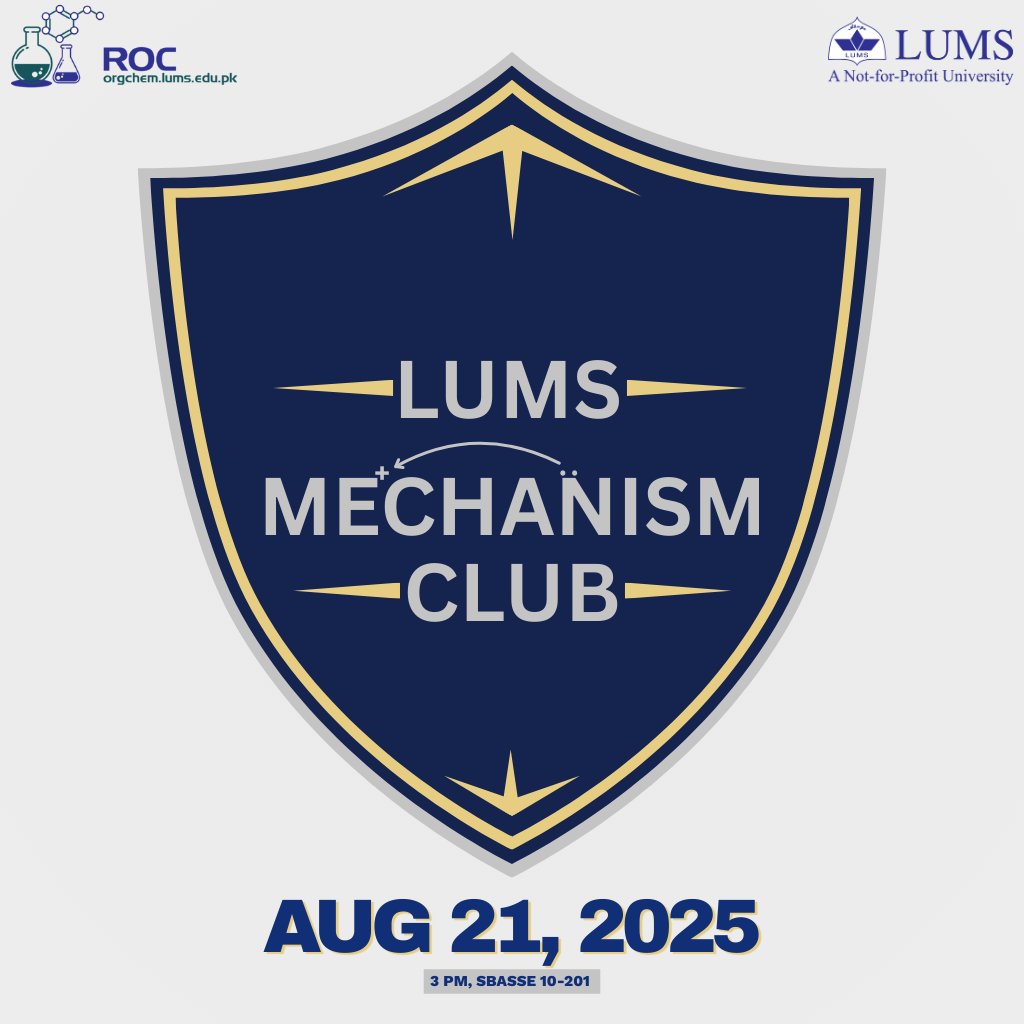 RahmanSZSaleem's tweet photo. Join us for @LifeAtLUMS Mechanism Club
@sbasselums 
#LUMS #SBASSE #joinUs #joinROC #drugDiscovery #pakscience #Research #science #LearningWithoutBorders https://t.co/n0HAEJy2jV