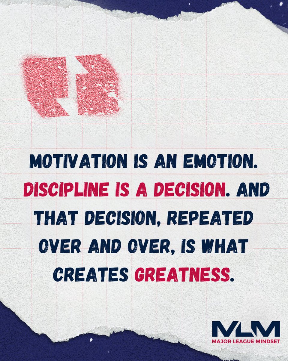 Sure motivation is great… when it’s there. But here’s the problem—it’s fleeting. Some days you’ll feel it, most days you won’t.

Discipline? That’s different. Discipline shows up whether you feel like it or not. Discipline doesn’t care about your mood, the weather, or your