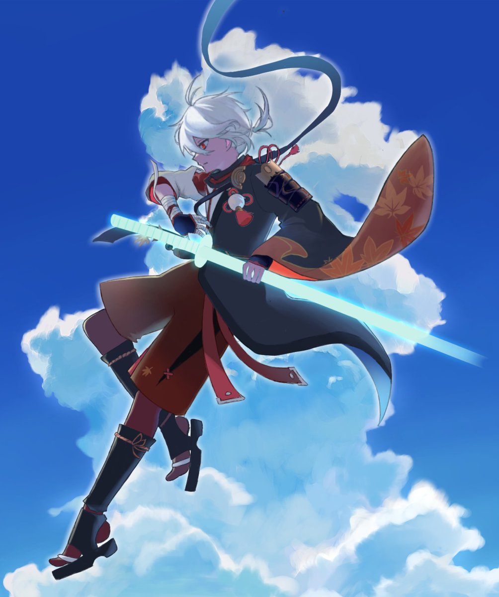 いざ。
#楓原万葉 #kaedeharakazuha #GenshinImpact