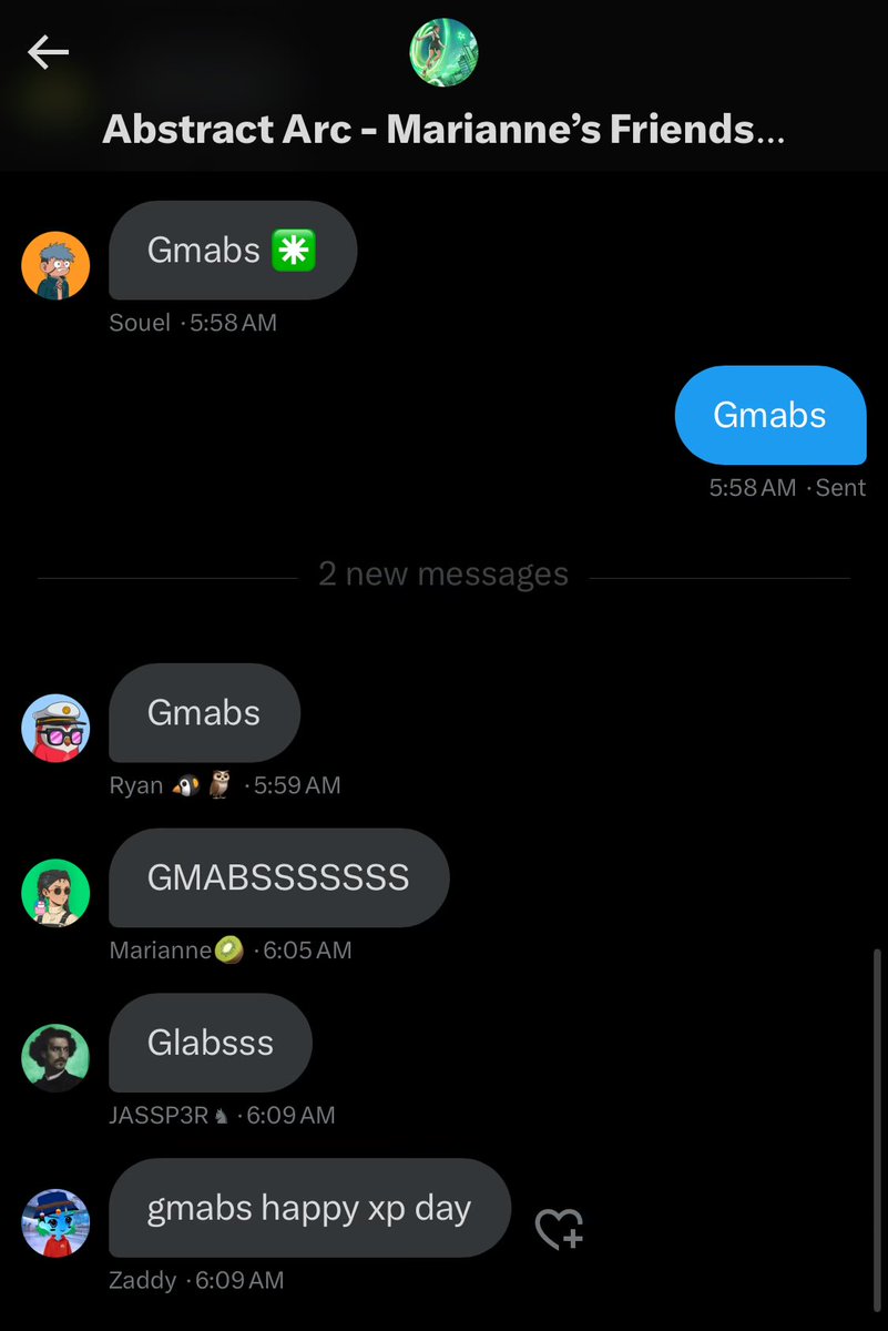 Gmabs luvs

It’s a great day to say gmabs