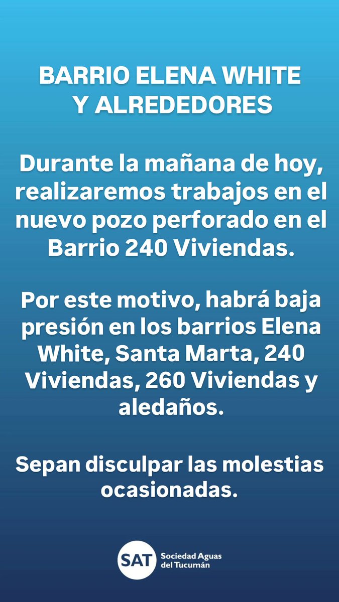 Atención vecinos de barrio Elena White y alrededores ⚠️👇🏻