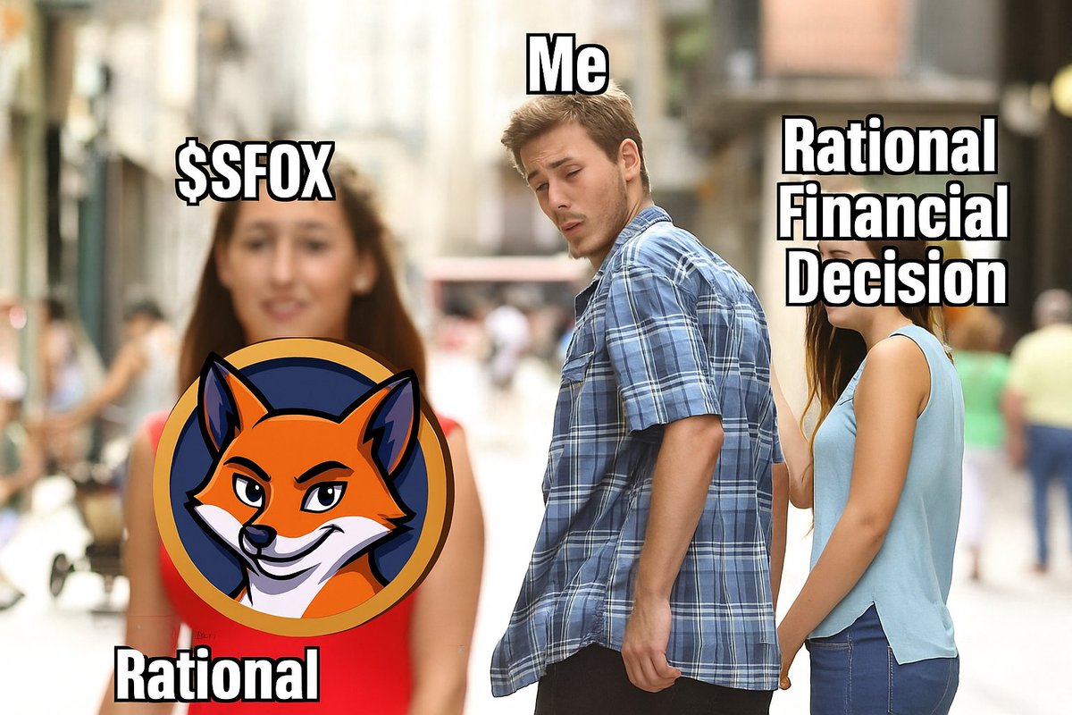 SlickFoxToken's tweet photo. Rational brain: “Don’t ape into meme coins.”
Me: $SFOX go brrr 🦊🚀

Keep thinking… I’ll keep stacking. 📈🔥
Front page or nothing.

#SlickFox #MoonshotCreate https://t.co/BDgj2GecGL