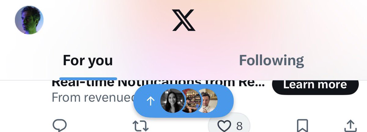 this part of x is so buggy. most of the time i can’t find the tweet from the people shown here <a href="/nikitabier/">Nikita Bier</a>