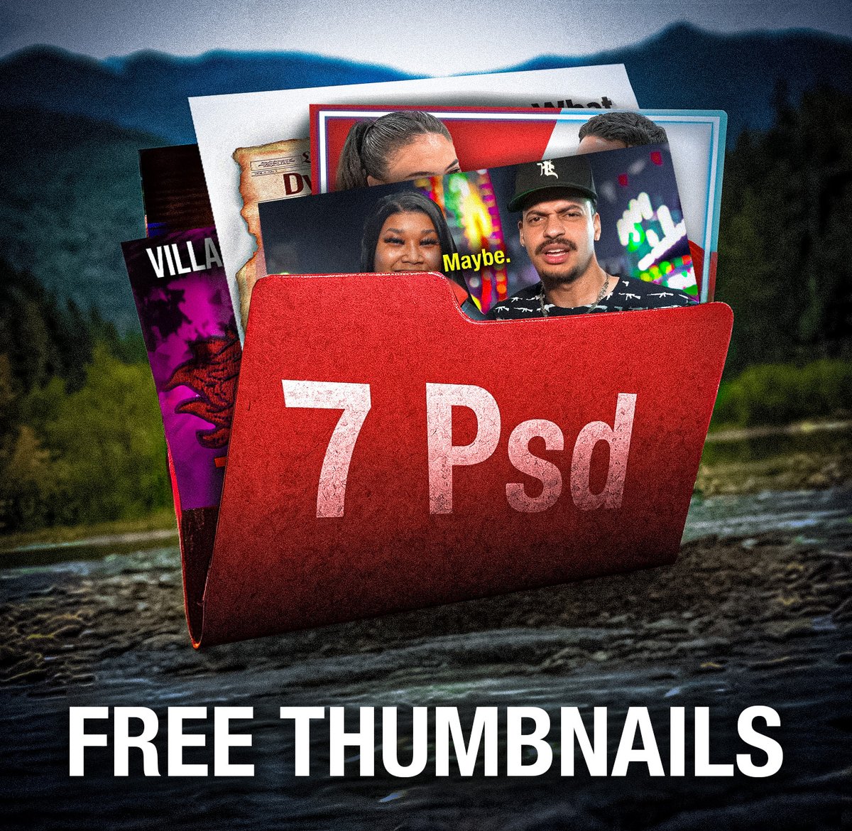 🎁 7 PSD Thumbnails — FREE to download!

These designs will helped you grow, and I’m giving it for FREE 💼

📩 To access:

1️⃣ Like 
2️⃣ Follow
3️⃣ Retweet
4️⃣ Comment “PSD”