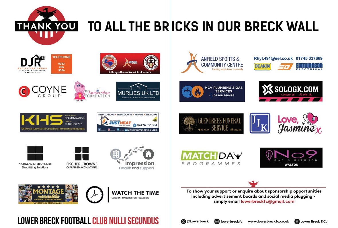 It’s a NEW midweek night for the Breck as were back at <a href="/anfield_sports/">Anfield Sports</a> tommorow night when we welcome <a href="/WittonAlbion/">Witton Albion Football Club</a> 7.45pm Kick Off…New look match programme available on the turnstile with excellent contributions from Jeff Gorse, <a href="/trevk37/">Trevor Knell</a> and the Ramblings of a non league