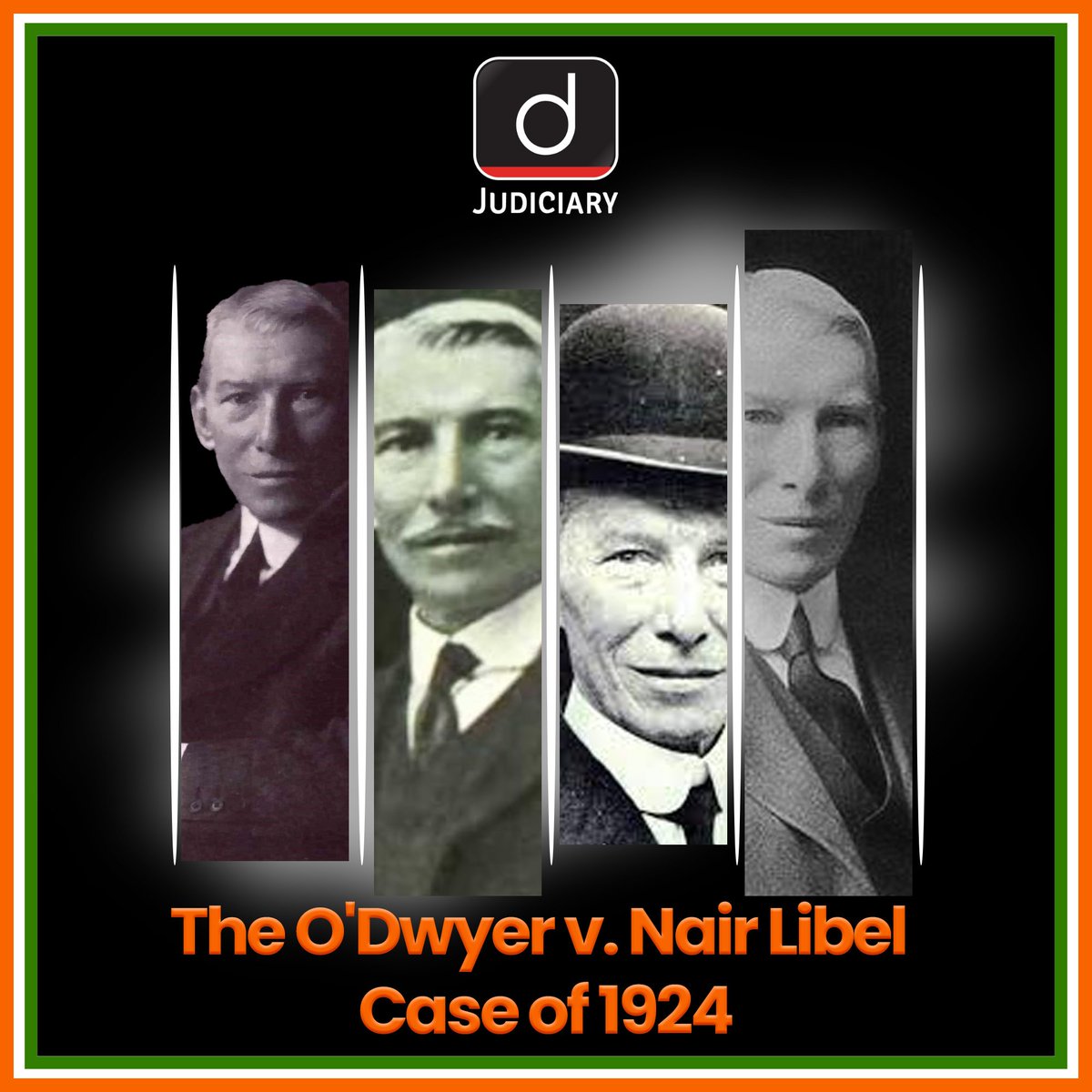 Law_Drishti's tweet photo. O'Dwyer vs. Sir C. Sankaran Nair 1924
जब एक भारतीय ने लंदन की अदालत में जलियाँवाला बाग के गुनहगार को ललकारा।
“न माफ़ी माँगूँगा, न किताब वापस लूँगा। जुर्माना भरूँगा - लेकिन झुकूँगा नहीं!”
#SankaranNair #ODwyerTrial1924 #JallianwalaBagh #ColonialJustice #CourtroomCourage IndependenceDay2025 #FreedomStruggle #IndependenceJourney #SpiritOfFreedom #FightForLiberty #DrishtiJudiciary