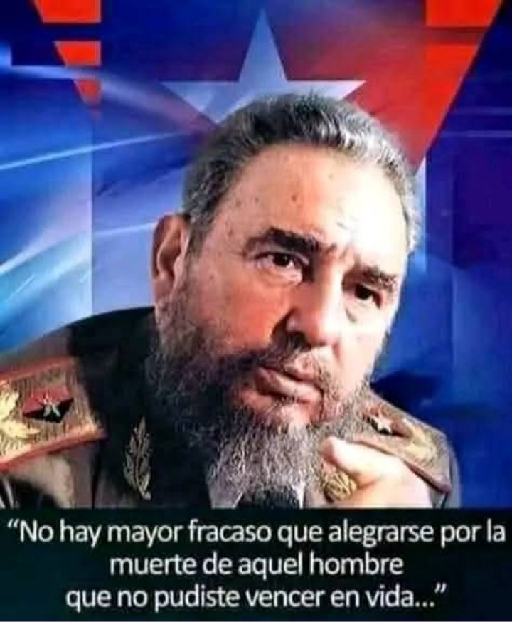 De acuerdo con esta idea. No pudieron vencerle en vida! 👇👇
#FidelPorSiempre