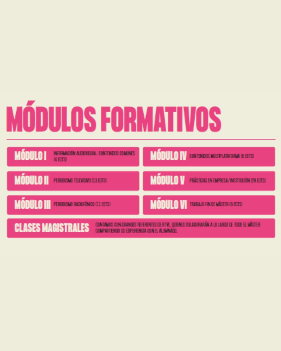 Apúntate al Máster de Reporterismo 360 º de #RTVEInstituto a través de #Haz y de la <a href="/unizar/">Universidad Zaragoza</a>.

- Ayudas para el pago de la matrícula de hasta el 80 %.
- Prácticas en <a href="/rtve/">RTVE</a> o en otras empresas de la industria audiovisual.

haz.institutortve.com/formate/lineas…