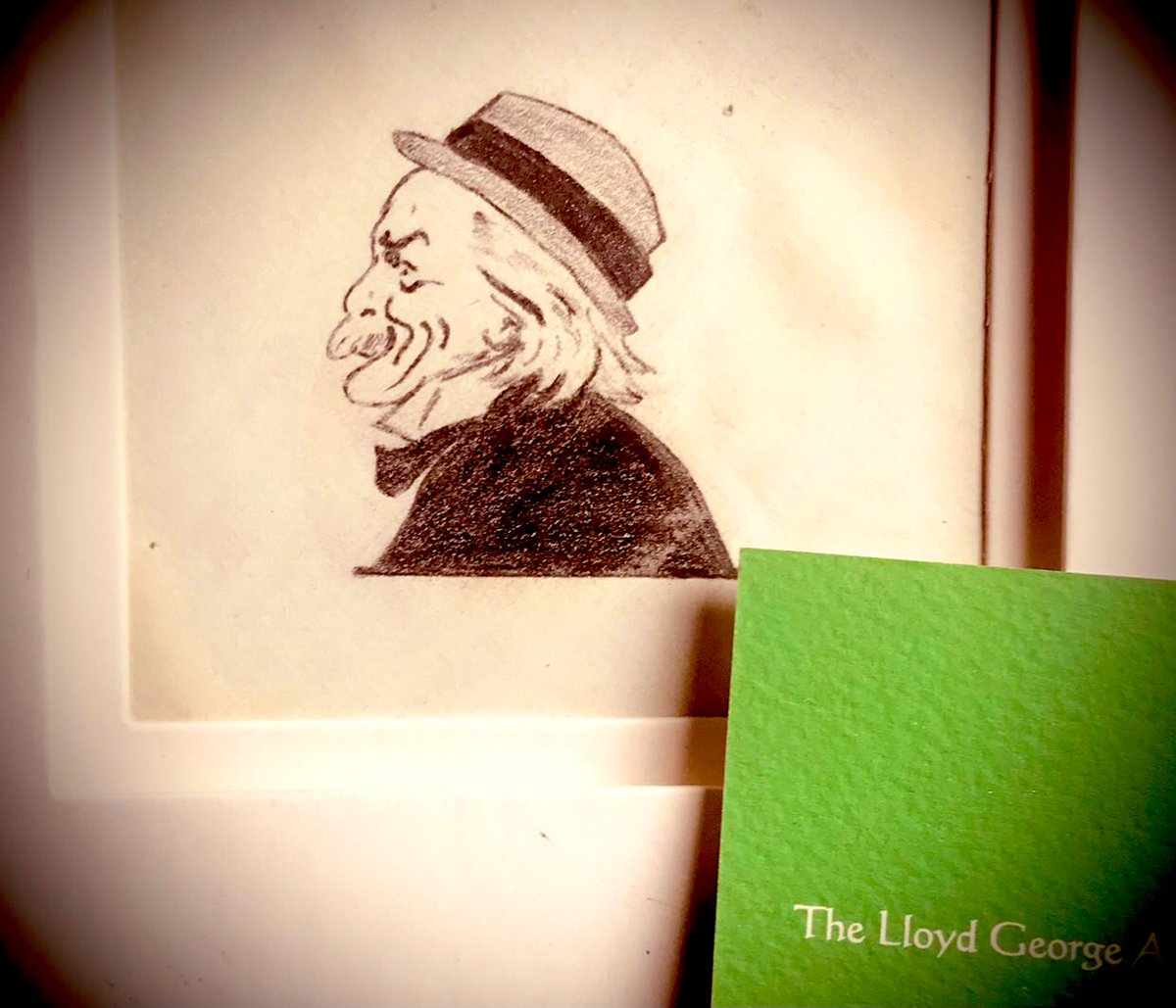 LGA_Tony's tweet photo. The Arthur Daley of Churt! … 
Lloyd George by JK Gibson c1924. 
Original - from our collection 😄 https://t.co/wo4DAGQ0WS