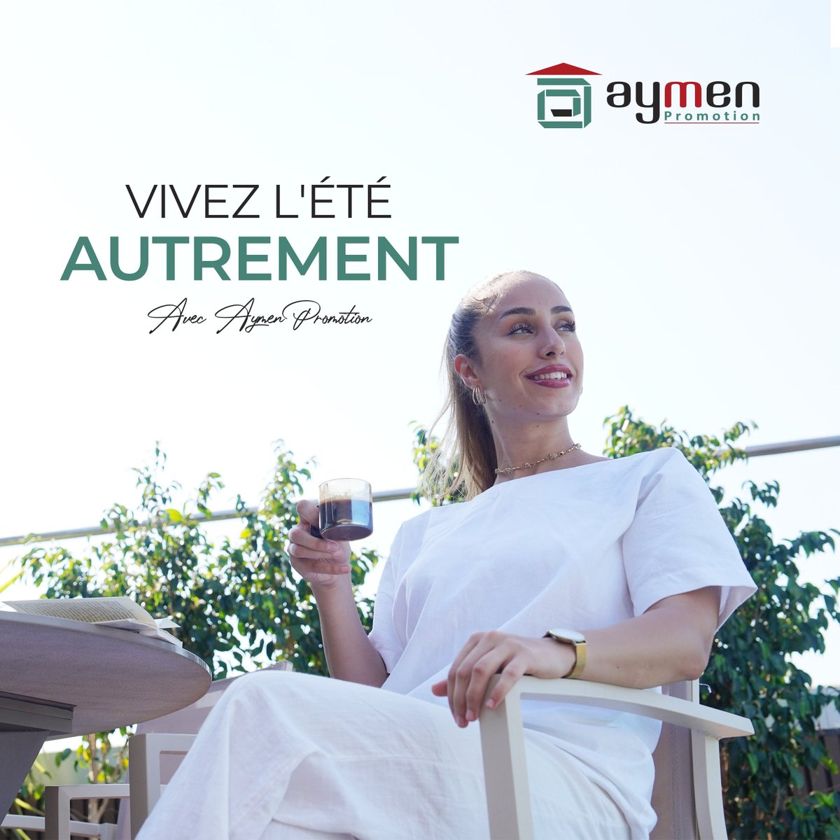 AymenPromotion's tweet photo. Une pause café, rien qu’à vous, face à une vue panoramique sur la ville… Qui dit mieux ?
Chez #AymenPromotion, nos terrasses et espaces extérieurs sont conçus pour vous offrir des moments de détente et de confort, tout en restant chez vous.
#AyHolidays #AyPictures #Aymen https://t.co/ADSpvKqXSJ