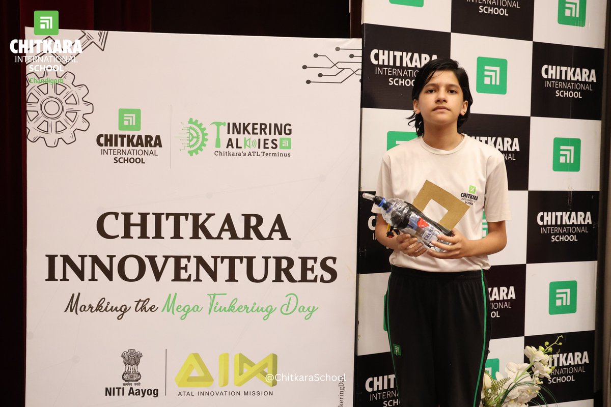 chitkara_school's tweet photo. Grade 7 students at Chitkara International School’s shine at the Mega Tinkering Day 2025 by making a DIY Vacuum Cleaner Project under the banner of Chitkara Innoventures
-
#CIS #ATl #atalInnvationMission #NitiAayog #MegaTinkeringDay #ATLprep #MTD2025 https://t.co/16Cs4e4S4P
