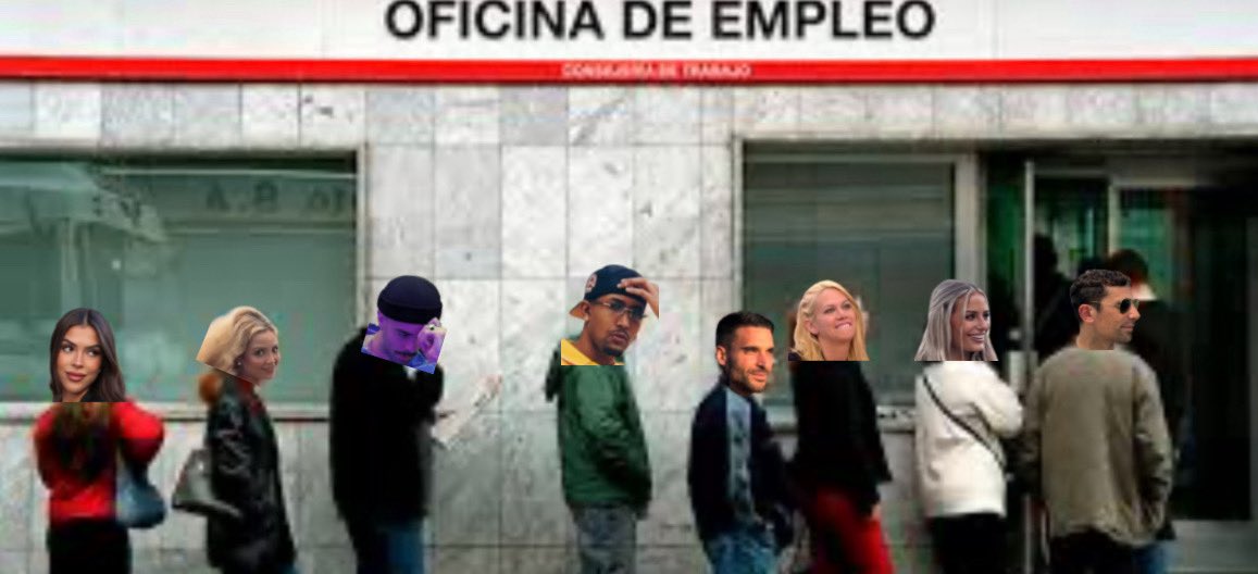 No os vais a poder creer el espectáculo devastador que me he encontrado esta mañana en la cola del paro. 🤪🤪