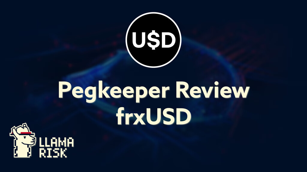 Proposal to onboard <a href="/fraxfinance/">Frax Finance ¤⛓️¤</a> frxUSD to crvUSD PegKeepers by <a href="/LlamaRisk/">LlamaRisk</a> 

curve.finance/dao/ethereum/p…

gov.curve.finance/t/add-frxusd-c…