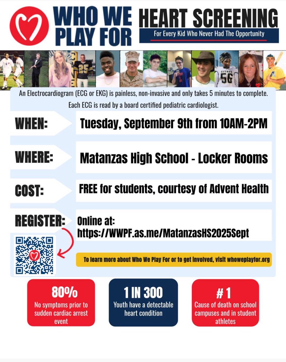 Michael Doersch (@doerschmichael) on Twitter photo Come get your free ECG at Matanzas High School. <a href="/ThePiratesAD/">Matanzas Pirates Athletics</a> <a href="/MatanzasWrst/">Matanzas Wrestling</a> <a href="/mhspiratesoccer/">Matanzas Soccer</a> <a href="/CheerMatanzas/">Matanzas Cheer</a> <a href="/MatanzasHRClub/">MHS Pirate Baseball</a> Come get your free ECG at Matanzas High School. <a href="/ThePiratesAD/">Matanzas Pirates Athletics</a> <a href="/MatanzasWrst/">Matanzas Wrestling</a> <a href="/mhspiratesoccer/">Matanzas Soccer</a> <a href="/CheerMatanzas/">Matanzas Cheer</a> <a href="/MatanzasHRClub/">MHS Pirate Baseball</a>