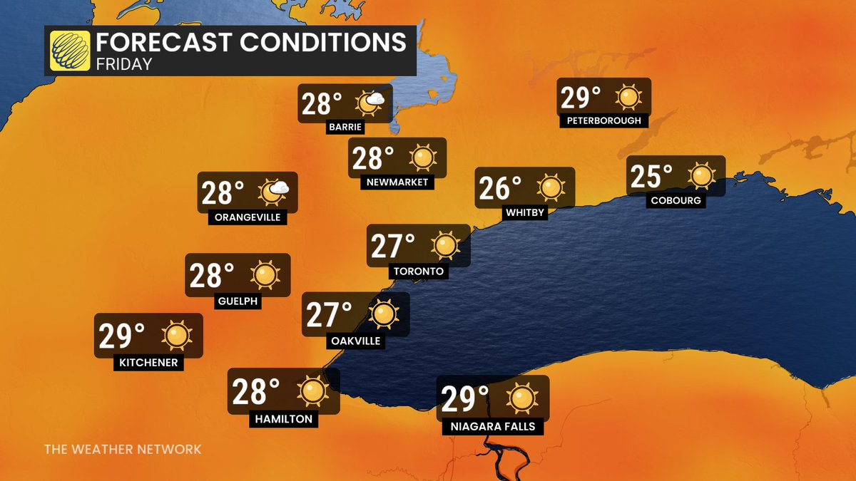 Mostly sunny, hot &amp; very humid today (humidex lower 40s) w/ scattered showers/t-storms; Muggy &amp; passing showers/t-storms tonight &amp; Wed.; Sunny &amp; more comfortable Thurs &amp; Friday (less heat &amp; humidity); Sunny, hot &amp; humid Sat.; Muggy Sunday; Much cooler &amp; less humid next week #onwx