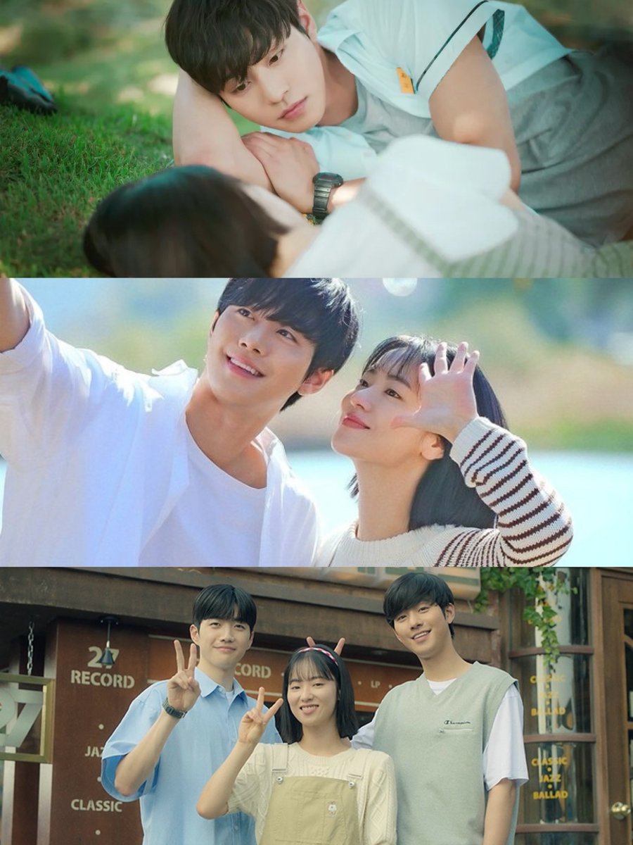 #いつかの君に 完走 🫧

タイムリープ多めで難解だったけど序盤から引き込まれて約2日で完走！主演2人の18⇋36歳の演じ分けがすごくて、、、シホンとジュニの青春シーンが良すぎただけに最後のデートシーンは涙止まらなかった😭😭映像もOSTも美しくて好きな作品入り⊹